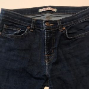 J Brand dark wash jeans skinny style 28 mid rise